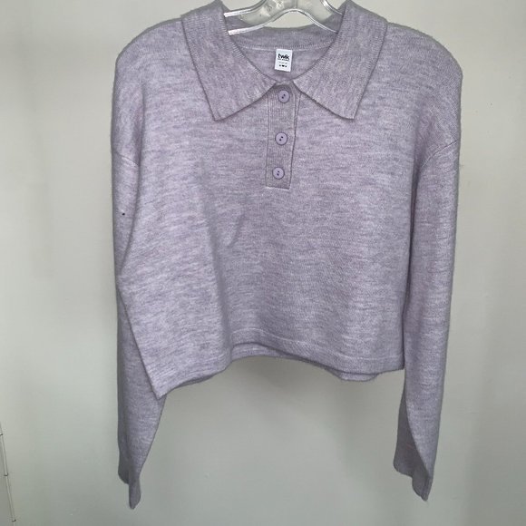 Simons Lavender Cropped Sweatshirt - Picture 1 of 5